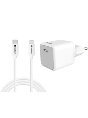 Sandberg 441-57 USB-C 20W Charger + USB-C to Lightning Cable, 1m