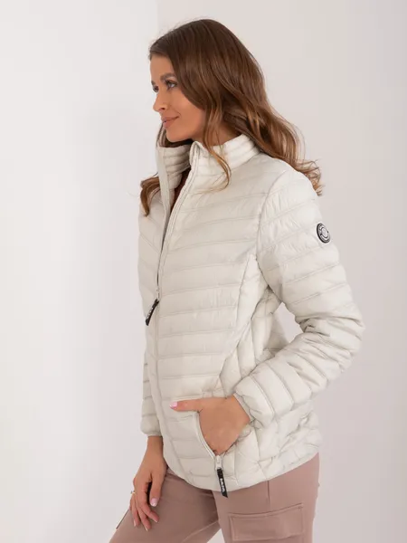 Women's light beige transitional jacket