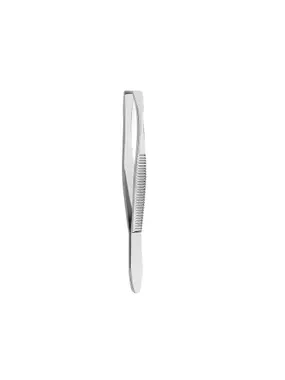 Simple cosmetic tweezers silver 1091