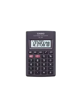 CASIO HL-4A-B 8-digit pocket calculator 56x87mm black