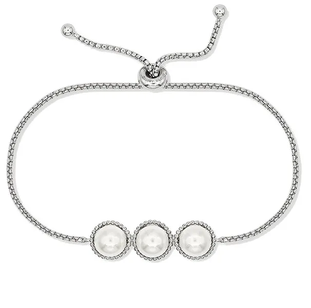 Charming silver bracelet with ERB-GLORY pearls