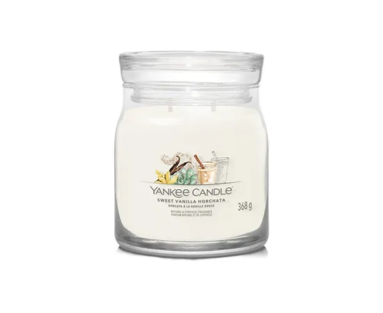 Aromatic candle Signature glass medium Sweet Vanilla Horchata 368 g