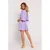 M785 Mini dress with flared bottom - violet