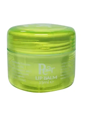 Lime lip balm with a 15ml pear flavor