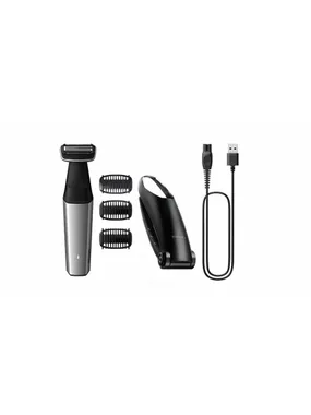 Philips BODYGROOM Series 5000 BG5021/15 ķermeņa kopšanas līdzeklis/skuveklis melns, sudrabs