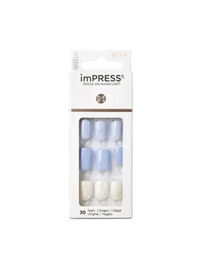 Self-adhesive nails imPRESS Nails Lavender Whisper 30 pcs
