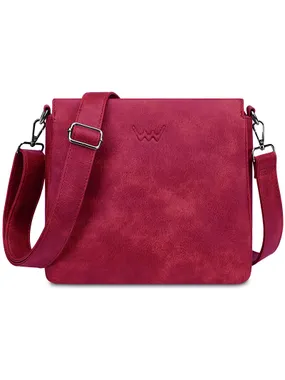 Women's crossbody handbag Aleza Dark Red