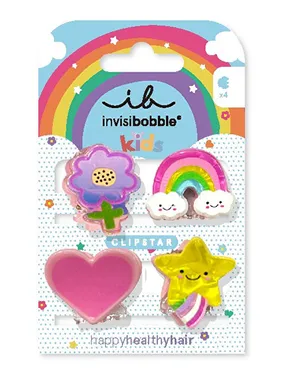 Hair clips Clipstar Happy World 4 pcs
