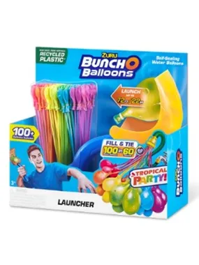 Launchers with water balloons
