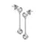 Decent Silver Dangle Earrings with Diamonds Tender DE750