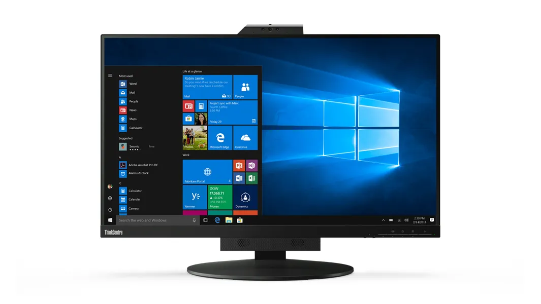 Lenovo ThinkCentre Tiny-In-One 27 datora monitors 68,6 cm (27 collas) 2560 x 1440 pikseļi Quad HD LED melns