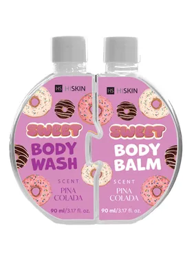 Puzzle Body Pina Colada Set for washing gel 90ml + body lotion 90ml