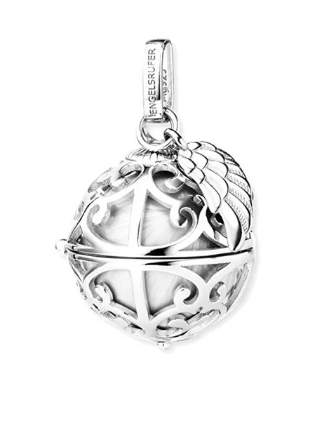 Silver pendant Angel bell with white bell ER-23-20-S