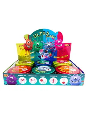 Ultra Plastelina Pachnąca Display 12 sztuk