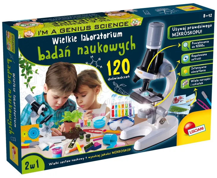 Educational set Im A Genius Great laboratory of 120 experiments