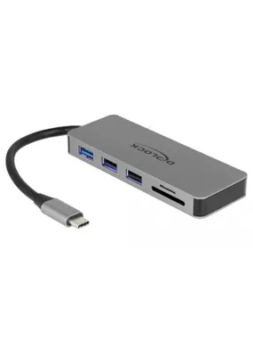 Port Replicator USB-C -> HDMI, 1x USB 3.0, 2x USB 2.0, PD 2.0, reader SD, USB-C