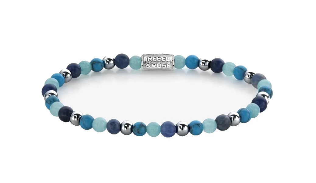 Blue Summer Vibes II Beaded Bracelet RR-40054-S