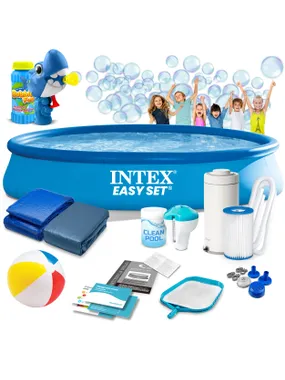 Development garden pool 457 x 84 cm 15W1 Intex 28158 + bubble machine for free