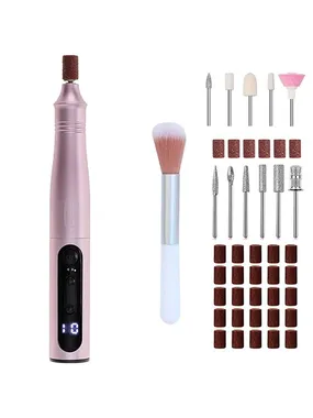Adler AD 2181 Nail milling machine - 11-in-1 set Pink