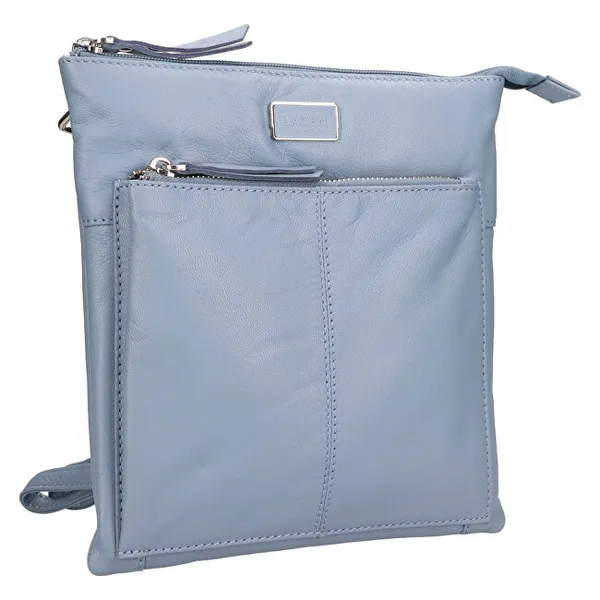 Women's leather crossbody bag BLC-4594-20 L.BLUE