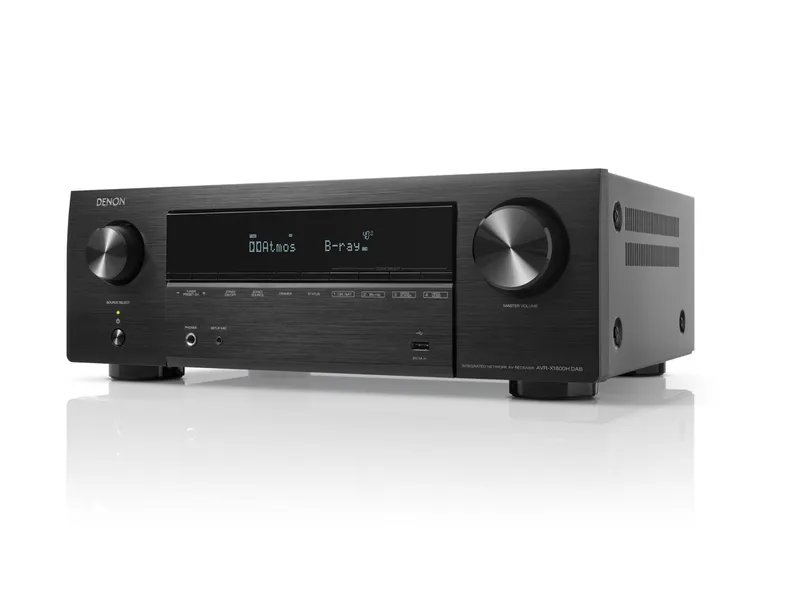 Denon AVR-X1800H DAB uztvērējs melns