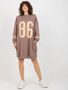 Women's brown Sports dress / tracksuit